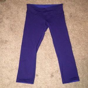 Lululemon reversible cropped leggings